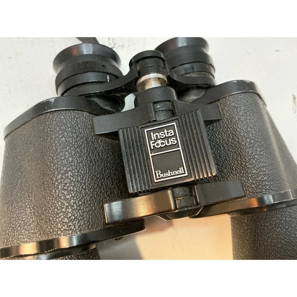 Bushnell Vintage Sportview Binoculars 10x50 Insta-Focus Wide Angle Case Black